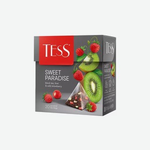 Чай черный Tess Sweet paradise, 20 пирамидок, 36 г